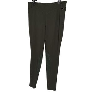 Kerrits Knee Patch Riding Breeches Women’s 1X Army Green Equestrian Inseam 29